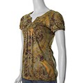Ransom Brand Women's Notch Collar Tunic Top