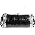 Isabella Adams Croc 'Bella' Evening Bag