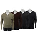 Next Men's Johnny Collar Pullover Sweater