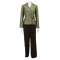 Isabella Suits Women's Side Buckle Pant Suit