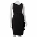 Liz Lange Women's Maternity Side Cascade Dress