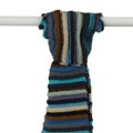 Handmade 'Sky' Ridged Knit Scarf (Nepal)