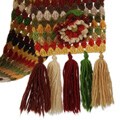 Handmade 'Earth' Flower Crochet Scarf (Nepal)