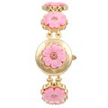 Marcel Drucker Collection Women's Pink Daisy Watch