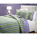 Mia Stripe Lavender 3-piece Quilt Set