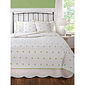 Round About Lime 3-piece Quilt Set