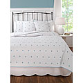 Round About 3-piece Blue Quilt Set
