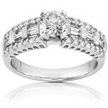 14k Gold 1 1/6ct TDW Round Diamond Engagement Ring (H-I, I1-I2)