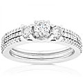 14k Gold 1ct TDW Round Diamond Bridal Ring Set (H-I, I1-I2)