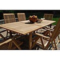 Riviera 7-piece Solid Teak Rectangular Dining Set