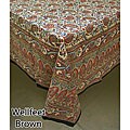 Fair Trade Wellfeet Brown Table Covers/ Napkin Set (India)