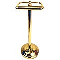Moen Brighton Polished Brass Pedestal Toilet Paper Holder