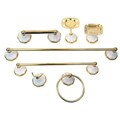 Moen Rivera Polished Brass 7-piece Bath Accessory Kit
