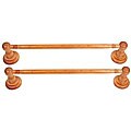 Moen 'Westbury' 18-inch Wood Towel Bars (Set of 2)