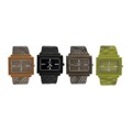 Geneva Women's Platinum Colored Snakeskin Cuff Watch