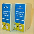 Pack of 2 Epson T03011 Black Inkjet Cartridges (Remanfuactured)