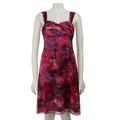 Tahari ASL Women's Chiffon Ruche Dress