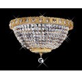 Flush Mount Basket Ceiling Chandelier Light Fixture