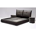 Glamour 3-piece Dark Brown King Bedroom Set