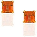 10k Yellow Gold Twilight Mystic Topaz Stud Earrings