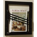 Contemporary Black Magazine Rack