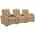 Jackson 5-piece Leather Recliner Home Theater Set
