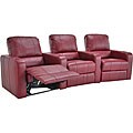 Concorde Three-seat Motorized Leather Home Theater Recliner