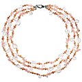 Pearl Quartz Crystal Handmade Necklace (China)