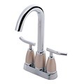 Danze D153054CSN Sonora Chrome/ Satin Nickel 2-handle Bar Faucet