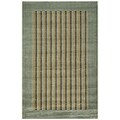 Hand-tufted Layton-101 Sea Blue Wool Rug (5' x 8')