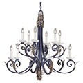Acanthus Rich Gold Patina 12-light Chandelier