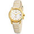 Timex Women's Classic Leather Strap Dress Watch
