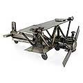 Iron 'Rustic Biplane' Sculpture (Mexico)