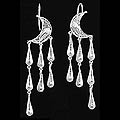 Silver 'Temptations' Waterfall Earrings (Peru)
