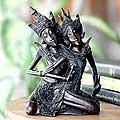 Wood 'Undying Devotion' Sculpture (Indonesia)