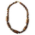 Tiger's Eye'Wild Honey' Beaded Necklace (Brazil)