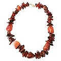 Caramel Agate 'Tempting' Beaded Necklace (Brazil)