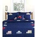 Cottage Home 'Toy Cars' Reversible Solid Quilt Set (Twin)