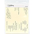 Metallic Silver Flourish Programs (Box of 12)