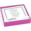 Flocked Damask Printable Invitations and Envelopes (Box of 25)
