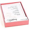 Rose Glitter Printable Invitations and Envelopes (Box of 25)