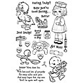 Crafty Secrets 'Feeling Yucky' Clear Art Stamp Sheet
