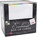 Embossed Square Cards (Box of 40)