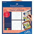 Faber-Castell Creative Studio Tuscany Landscape Watercolor Canvas Art Kit