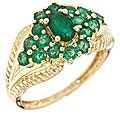 14k Yellow Gold Emerald Ring