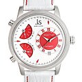 Joshua & Sons Women's Triple Time Zone Automatic Watch