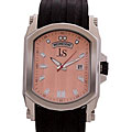 Joshua & Sons Men's 'Charleston' Quartz Rubber Strap Watch