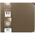 We R Linen 12x12 Hazelnut 3-ring Binder