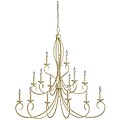 Sea Gull Lighting Pemberton Desert Rose 15-light 3-tier Chandelier