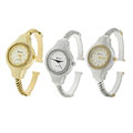 Geneva Women's Platinum Twist-style Cuff Watch